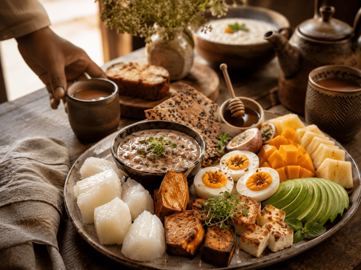 Ubuntu Eco Lodge Family Harvest Plate